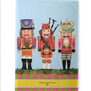 Brand New Mackenzie Childs Nutcracker Dish Towel.